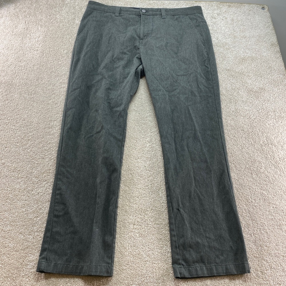 Volcom Chino Pants‎ Mens 38 Charcoal Grey Excellent Modern Stretch A1111901